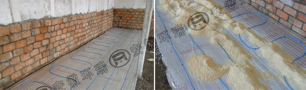 養殖場、豬場發熱電纜電地暖安裝圖